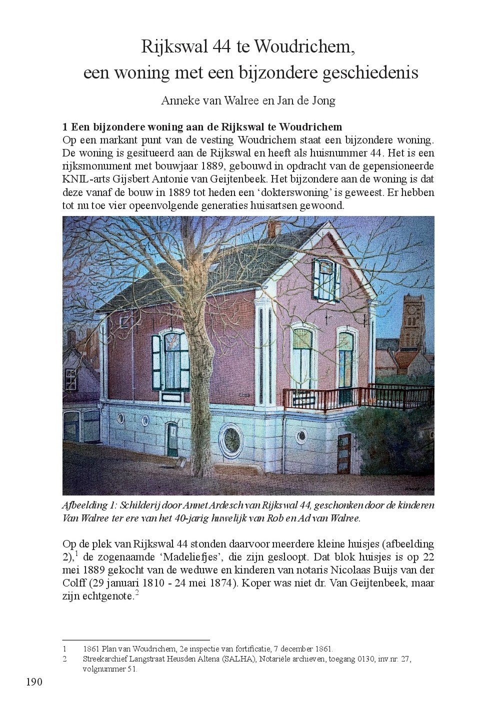 Preview van pagina 190 uit Historische Reeks Land van Heusden en Altena Deel31